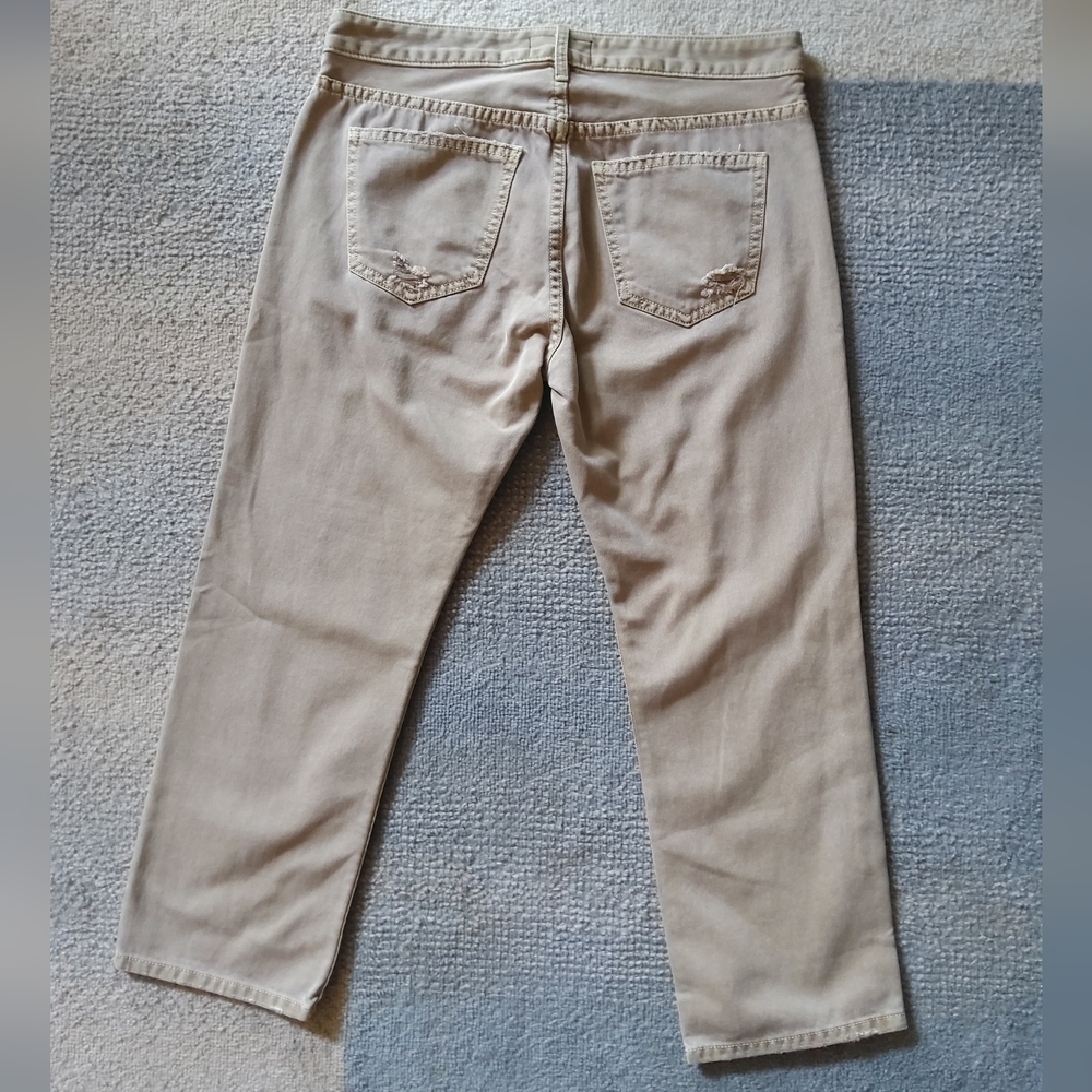 Current/Elliott Sample Distressed Capri Jeans - 31 - image 3
